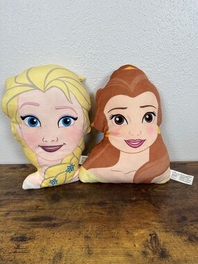 Disney Princess Plush Pillows Elsa , Belle